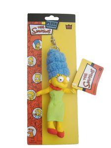 Simpsons soft toy. Marge Plush Keyring 4 inch