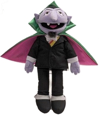 Sesame Street soft toy. Count Von Count 14 inch