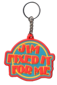 Jimll Fix It keyring. Jim Fixed If For Me Logo Keyring