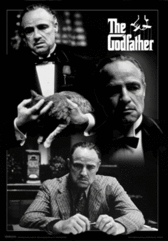 The Godfather poster. Montage 3d Lenticular Poster