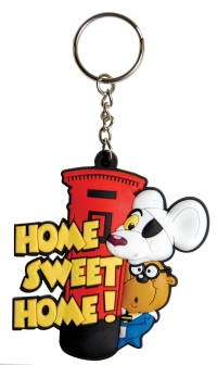 Danger Mouse Keyring. DM postbox PVC Keyring