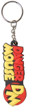 Danger Mouse Keyring. Logo PVC Keyring