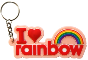 Rainbow Keyring. I love Rainbow PVC Keyring