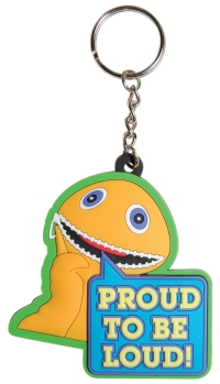 Rainbow Keyring. Zippy Keyring. Proud to Be Loud PVC Keyring