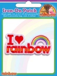 Rainbow Badge. I love Rainbow Embroidered Badge