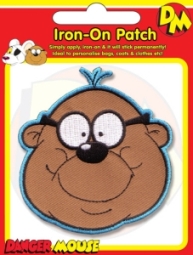 Danger Mouse Badge. Penfold Embroidered Embroidered Badge
