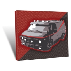 The A Team Canvas Art. Van Canvas Print 