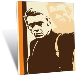 Steve McQueen Canvas Art. Canvas Print 