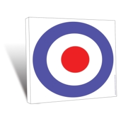 Mod Canvas Art. Mod Target canvas print