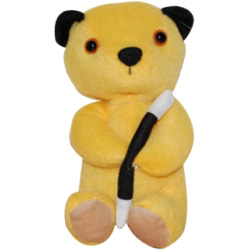 Sooty soft toy. 6 inch