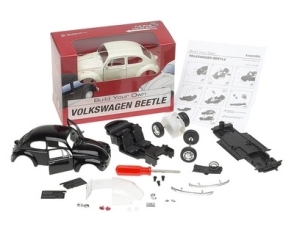 Volkswagen toy. Build your own VW Beetle. Black Model