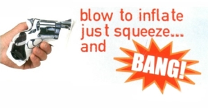 Party Pistols. gun style part poppers 