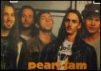 Pearl Jam - Yellow Text Poster