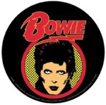 David Bowie vinyl sticker.