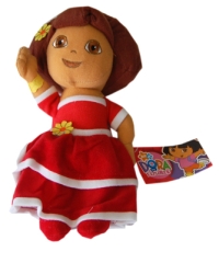 Dora the Explorer soft toy. Red Flamenco 10 inch