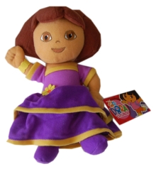 Dora the Explorer soft toy. Purple Flamenco 10 inch