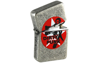 Dirty Punk lighter. Antique Silver Lighter