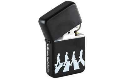The Beatles Lighter. Abbey Road Matt Black