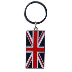 Union Jack keyring. Enamel Keyring