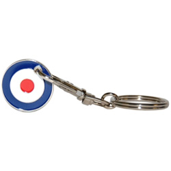 MOD keyring. Target Trolley Coin Keyring 