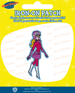 Penelope Pitstop Badge. Embroidered Badge
