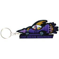 Wacky Races Mean Machine PVC Keyring