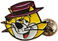 Top Cat Pin Badge. Metal Pin Badge