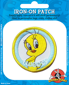 Tweety Badge. Embroidered Badge