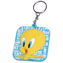 Tweety Keyring. PVC Keyring