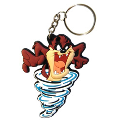 Taz Keyring. PVC Keyring