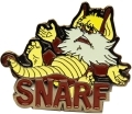 Thundercats Pin Badge. Snarf Metal Pin Badge