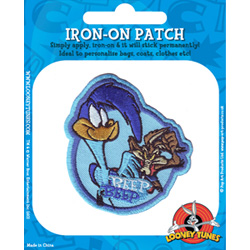 Roadrunner Coyote Embroidered Badge