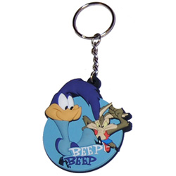 Road Runner Keyring. Wile E Coyote PVC Keyring