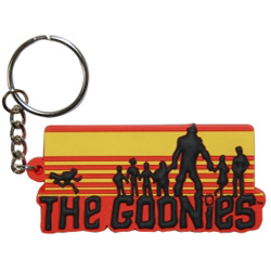 The Goonies Keyring. Cast Silhouette PVC Keyring