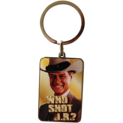 Dallas Keyring. Who Shot JR Photo Keyring