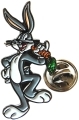 Bugs Bunny Pin Badge. Metal Pin Badge