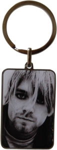 Kurt Cobain keyring. Photo