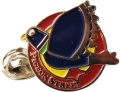Pigeon Street Pin Badge. Logo Pin Badge