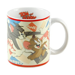 Tom and Jerry Mug. Logo Mug