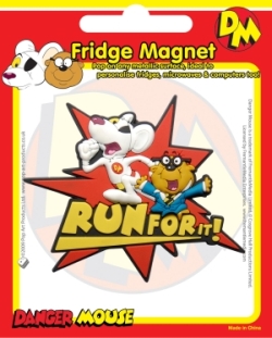 Danger Mouse Magnet. Run For It PVC Fridge Magnet