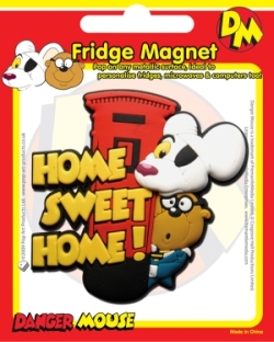 Danger Mouse Magnet. Home Sweet Home PVC Fridge Magnet