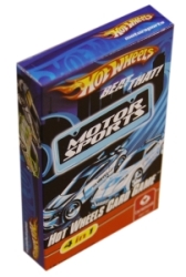 Hot Wheels playing cards. Motor Sports Cars Card Game 