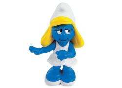 The Smurfs toy. Smurfette toy figure