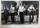Rolling Stones fine art print. Band on Stage 60x80 cm