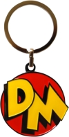 Danger Mouse Keyring. Circle Logo Metal Keyring
