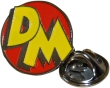 Danger Mouse Pin Badge. Circle Logo Metal Pin Badge