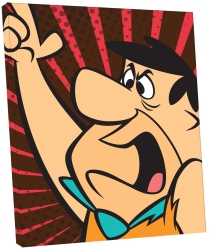 The Flintstones Canvas Art. Fred Flintstone 80 x 60cm Art Print