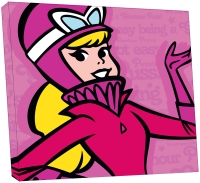 Penelope Pitstop Canvas Art. 50 x 50cm Art Print