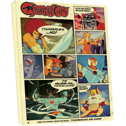 Thundercats Canvas Art. Comic Style 80 x 60cm Art Print
