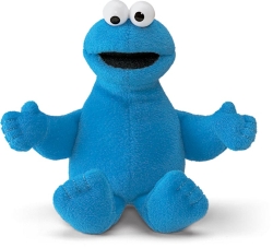 Sesame Street beanie toy. Cookie Monster 6inch